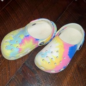 Rainbow Crocs
